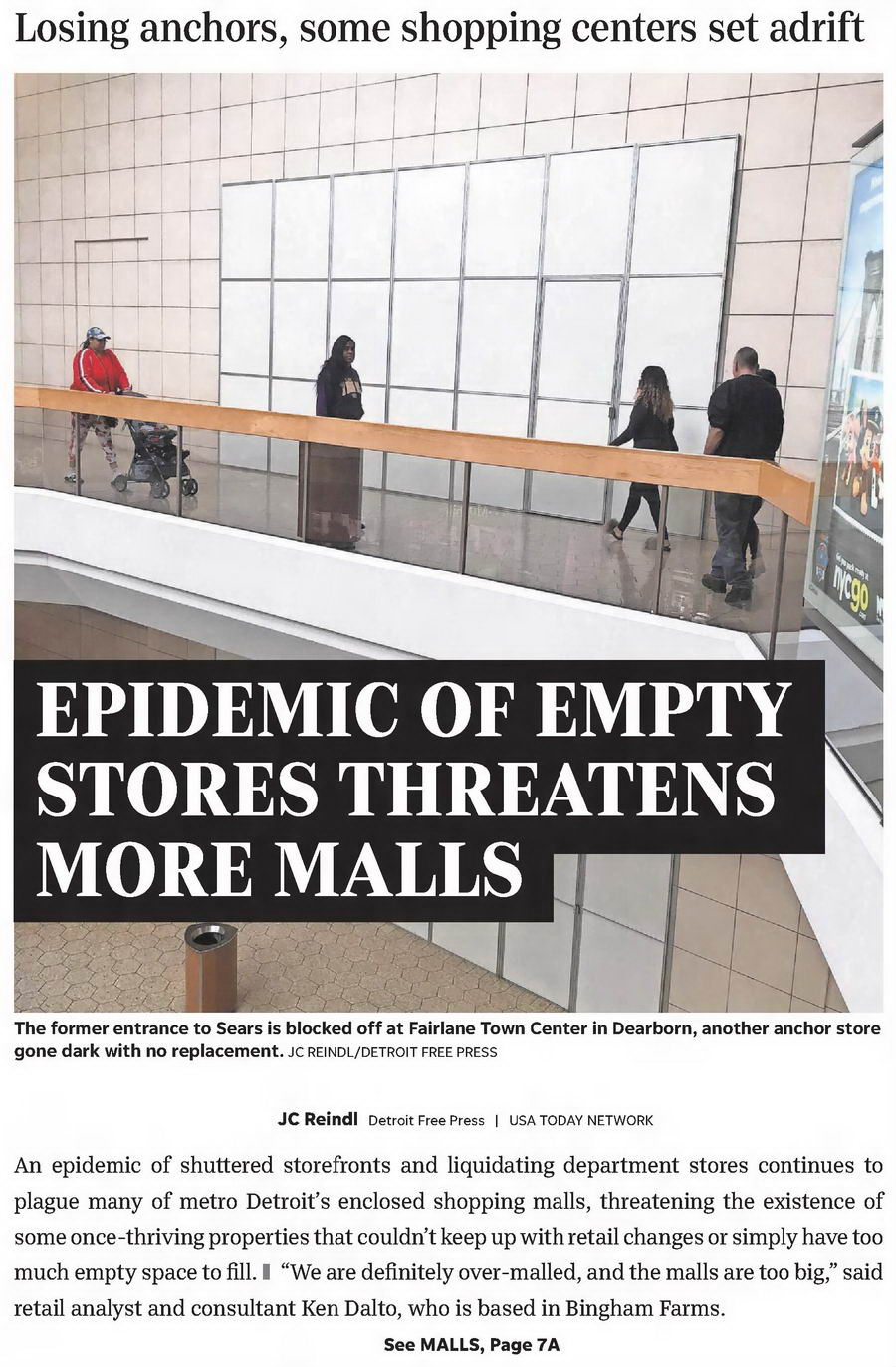 Eastland Center (Eastland Shopping Center, Eastland Mall) - Oct 2018 Article